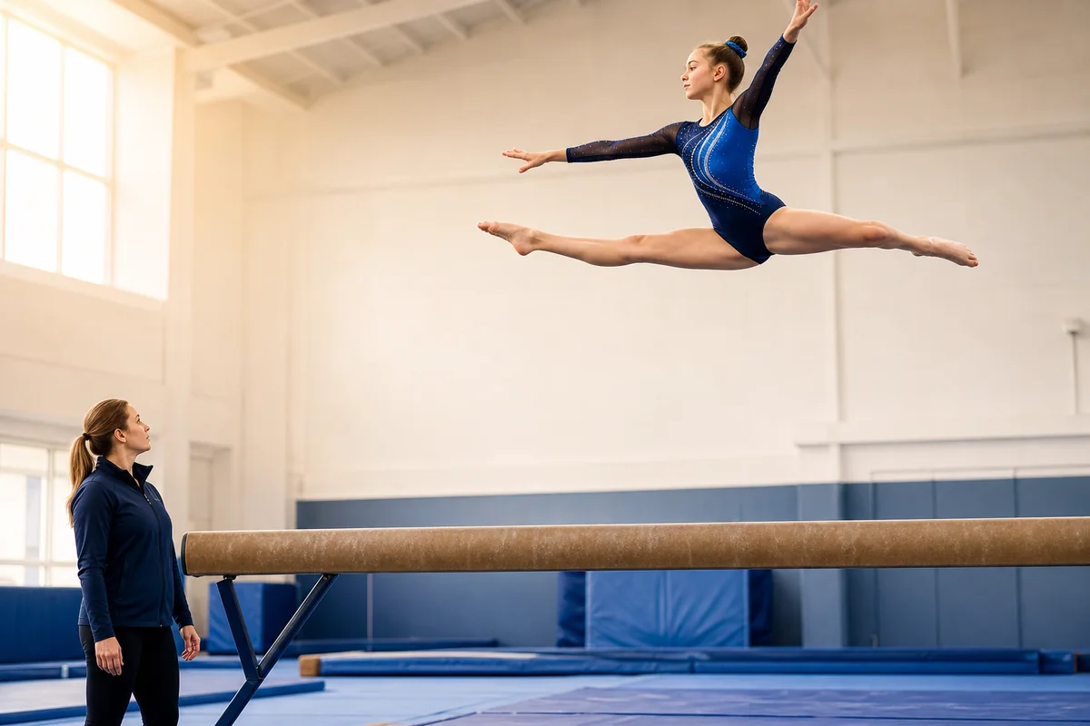 Competitive gymnastics team