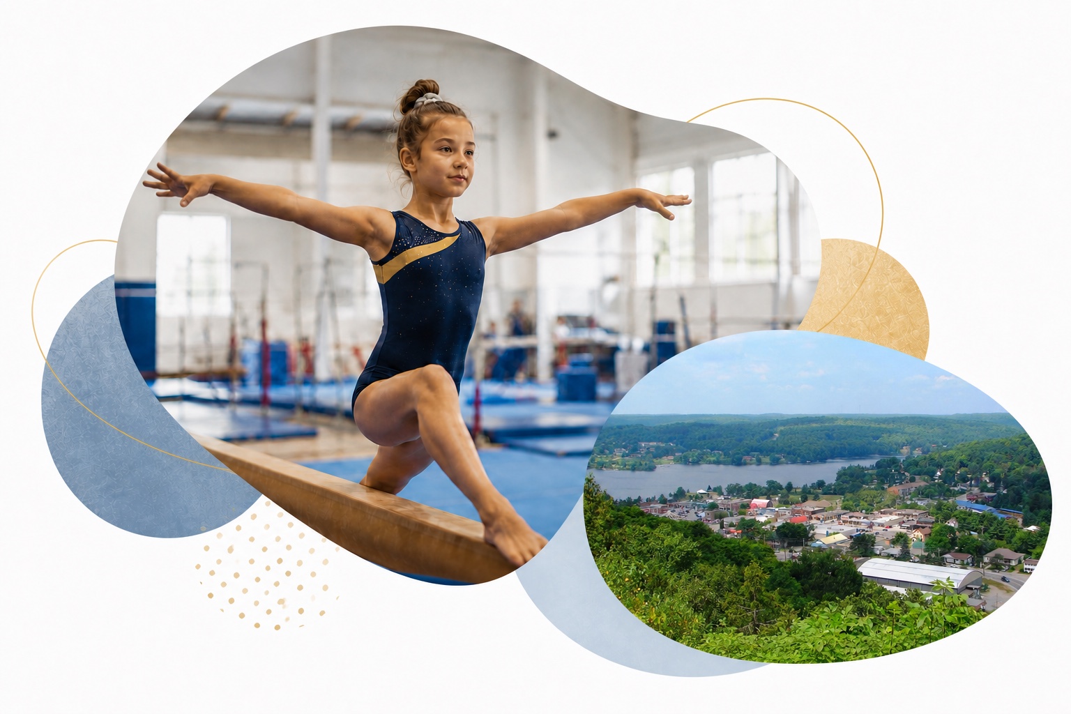 Gymnastics and the Haliburton landscape